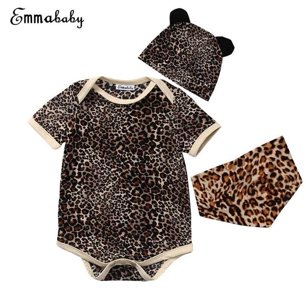 3pcs baby clothes sets newborn toddler kids babies girls short sleeve leopard bodysuit hat bib botton casual outfits set 0-18m, Pink;blue
3pcs baby clothes sets newborn toddler kids babies girls short sleeve leopard bodysuit hat bib botton casual outfits set 0-18m, Pink;blue