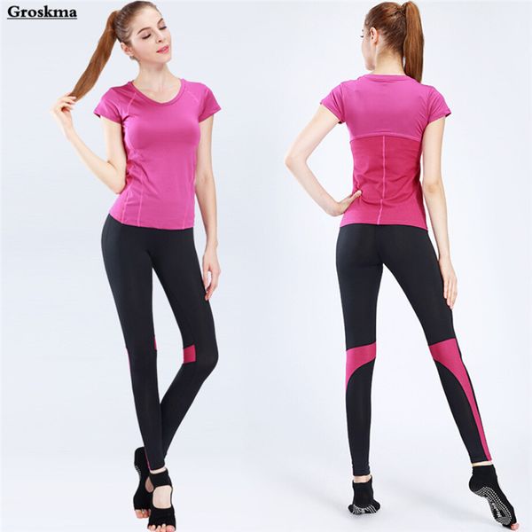sports suit sets women yoga two piece set short sleeve t shirt+pants 2019 summer workout training clothing fitness gym jogging, White;red
sports suit sets women yoga two piece set short sleeve t shirt+pants 2019 summer workout training clothing fitness gym jogging, White;red