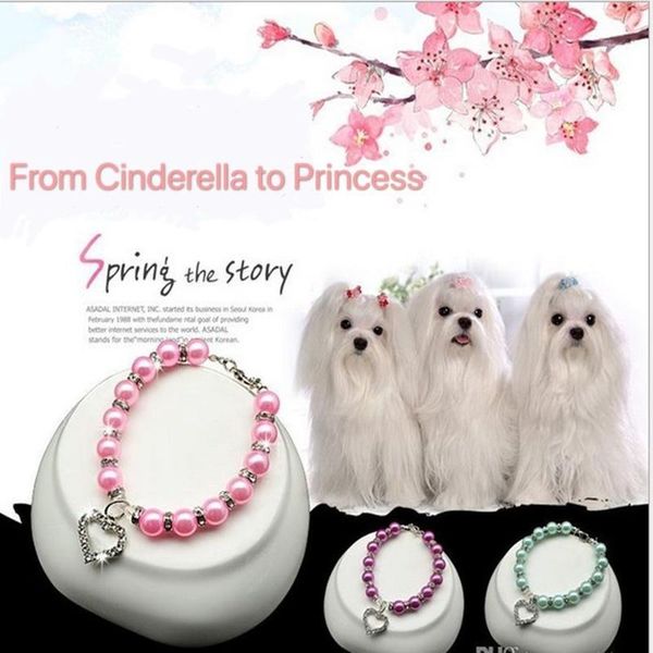 from cinderella to princess shiny pearl necklace pet dog collar good looking safe 5cm extended chain heart pendant
from cinderella to princess shiny pearl necklace pet dog collar good looking safe 5cm extended chain heart pendant