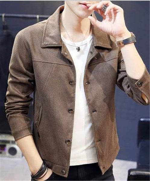 mens designer jackets mens lapel neck long sleeve slim casual solild color jackets mens spring clothes, Black;brown
mens designer jackets mens lapel neck long sleeve slim casual solild color jackets mens spring clothes, Black;brown