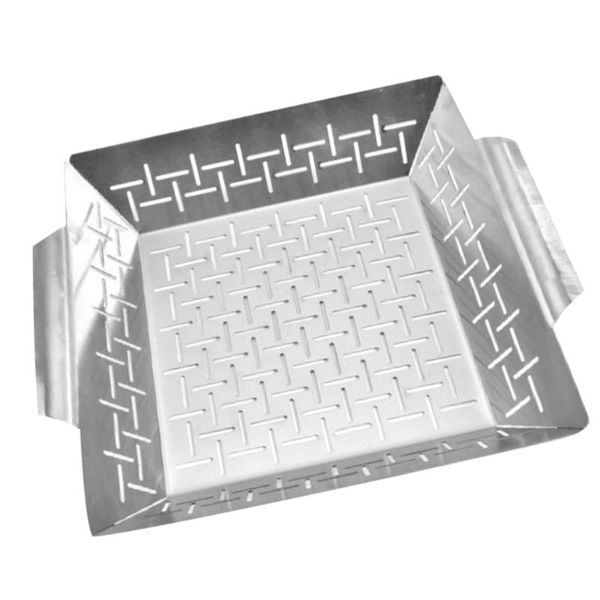1pc thicken stainless steel serving plate multifunctional fruit bread dessert tray snack dish tableware (silver
1pc thicken stainless steel serving plate multifunctional fruit bread dessert tray snack dish tableware (silver