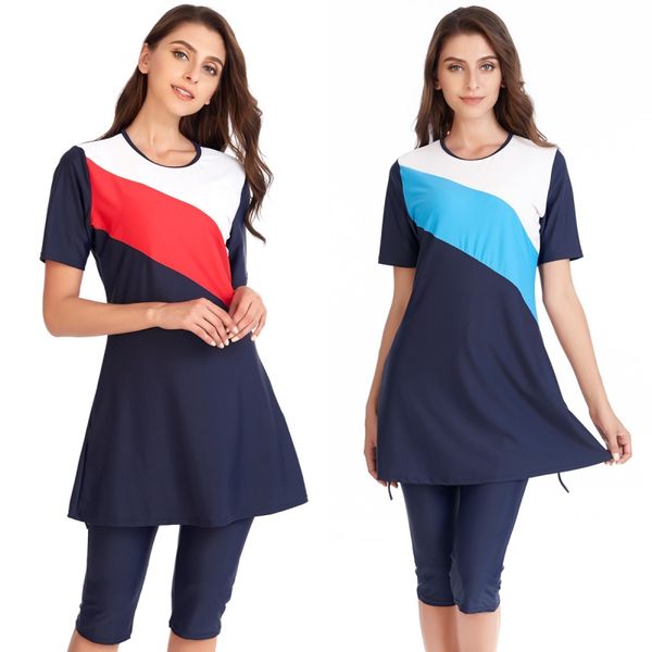 swim wear modesty muslim short sleeve patchwork tankini swimwear arab maxi beachwear burkini islamic women plus size swimming swimsuit
swim wear modesty muslim short sleeve patchwork tankini swimwear arab maxi beachwear burkini islamic women plus size swimming swimsuit