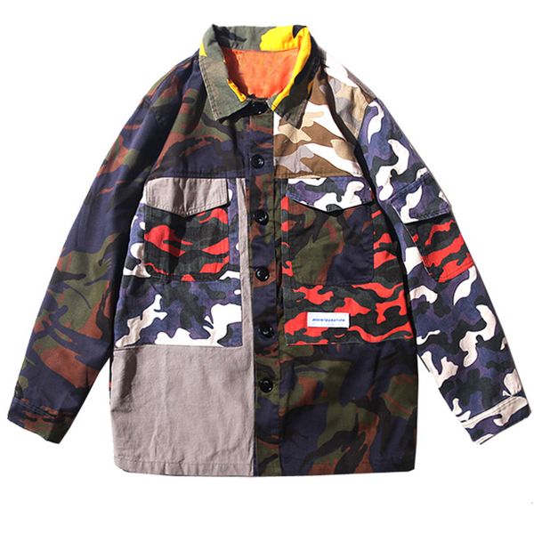 fashion men camouflage color patchwork jackets spring autumn new mens hip hop streetwear multi-pocket coat windbreaker, Black;brown
fashion men camouflage color patchwork jackets spring autumn new mens hip hop streetwear multi-pocket coat windbreaker, Black;brown