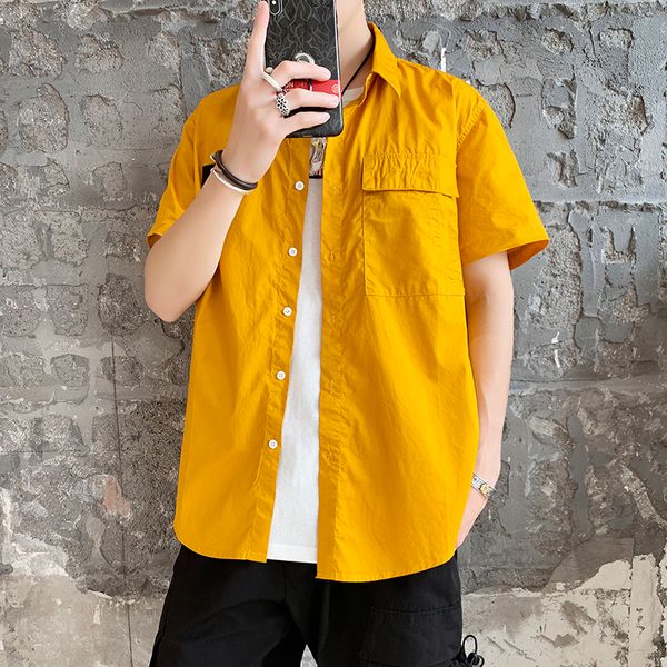 fashion 2019 summer men shirt loose patch design short sleeve mens casual shirts turn down collar simple blouse homme 3xl- hot, White;black
fashion 2019 summer men shirt loose patch design short sleeve mens casual shirts turn down collar simple blouse homme 3xl- hot, White;black