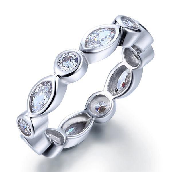 exquisite women wedding rings marquise cut real solid 925 sterling silver ring eternity band wedding jewelry, Slivery;golden
exquisite women wedding rings marquise cut real solid 925 sterling silver ring eternity band wedding jewelry, Slivery;golden