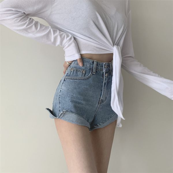 women's jeans 2021 arrivals skinny denim shorts for women fashion chic button korean style female pants, Blue
women's jeans 2021 arrivals skinny denim shorts for women fashion chic button korean style female pants, Blue