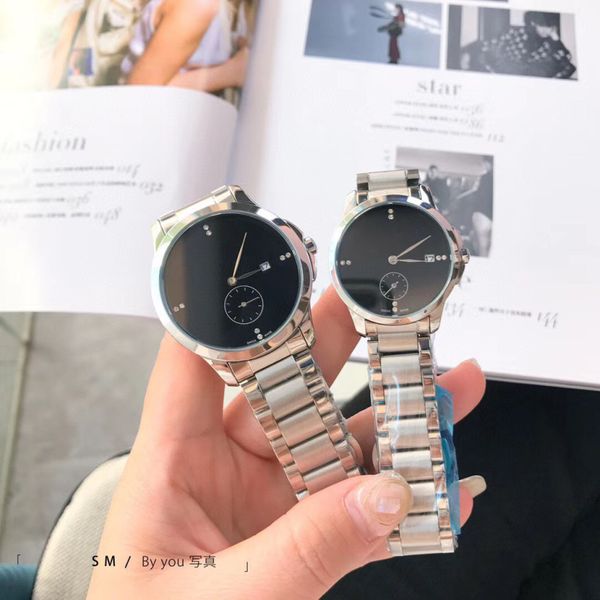 2020 new sweet couple watch fashion simple trend wild style men's watch female watch, Slivery;brown
2020 new sweet couple watch fashion simple trend wild style men's watch female watch, Slivery;brown