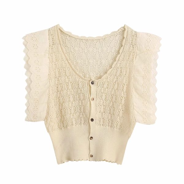 new women fashion hollow out lace embroidery patchwork knitted casual slim thin sweater ladies sweet buttons sweater s257, White
new women fashion hollow out lace embroidery patchwork knitted casual slim thin sweater ladies sweet buttons sweater s257, White
