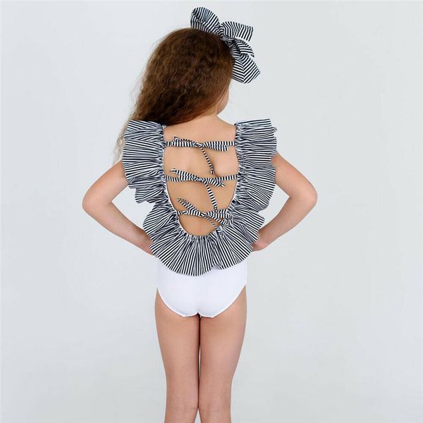 2019 baby girl striped swimwear toddler kids baby girl swimsuit romper stripe swimwear bathing suit beachwear, White
2019 baby girl striped swimwear toddler kids baby girl swimsuit romper stripe swimwear bathing suit beachwear, White