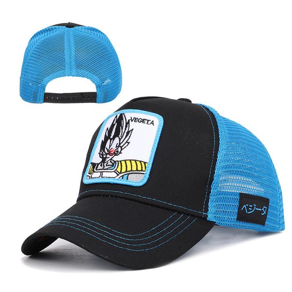 new animal baseball cap animation dragon ball sun wukong hat animal embroidery series baseball cap spring summer sun shading truck net cap, Blue;gray
new animal baseball cap animation dragon ball sun wukong hat animal embroidery series baseball cap spring summer sun shading truck net cap, Blue;gray