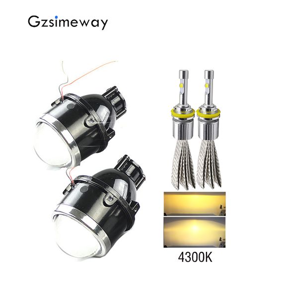 2pcs car universal fog light projector lens with h11 led bulb 4300k 6000k kit 2.5 inch metal bi xenon lenses front bumper lamp
2pcs car universal fog light projector lens with h11 led bulb 4300k 6000k kit 2.5 inch metal bi xenon lenses front bumper lamp