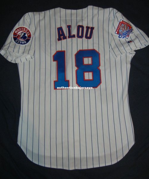 retro russell athletic #18 moises alou montreal jersey home white mens stitched baseball jerseys, Black;blue
retro russell athletic #18 moises alou montreal jersey home white mens stitched baseball jerseys, Black;blue