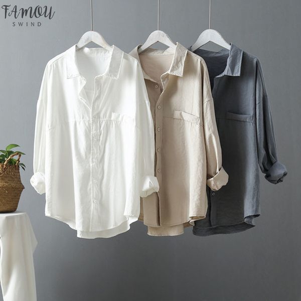 casual loose women shirts regular 2019 spring new fashion collar plus size blouse long sleeve buttons white shirt women streetwear
casual loose women shirts regular 2019 spring new fashion collar plus size blouse long sleeve buttons white shirt women streetwear