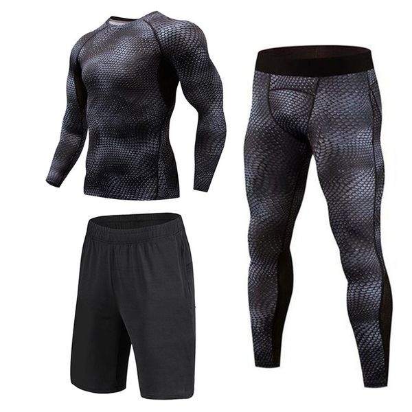 new compression men's sport suits quick dry running sets clothes sports joggers training gym fitness tracksuits running 3pcs/set, Black;blue
new compression men's sport suits quick dry running sets clothes sports joggers training gym fitness tracksuits running 3pcs/set, Black;blue