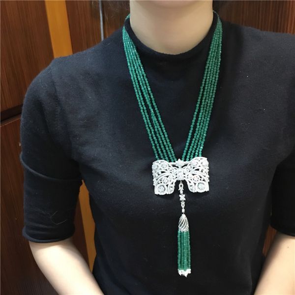 natural 5strands 4mm faceted stone micro inlay zircon accessories tassel pendantnecklace 55-65cm, Silver
natural 5strands 4mm faceted stone micro inlay zircon accessories tassel pendantnecklace 55-65cm, Silver