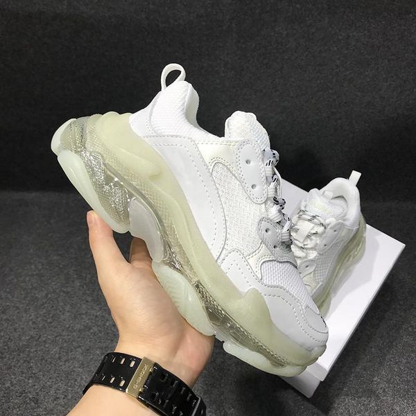 men women shoes paris 2019 crystal bottom triple-s leisure shoes luxury dad shoes platform triple sneakers neon green t16, Black
men women shoes paris 2019 crystal bottom triple-s leisure shoes luxury dad shoes platform triple sneakers neon green t16, Black