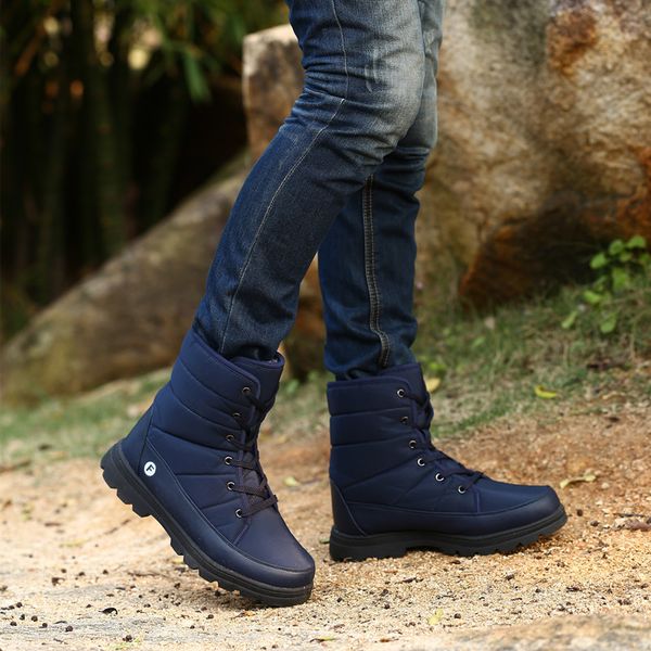outdoor winter waterproof snow men boots lovers shoes fur plush warm male casual women mid-calf couples boots size 36-56, Black
outdoor winter waterproof snow men boots lovers shoes fur plush warm male casual women mid-calf couples boots size 36-56, Black