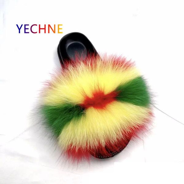summer furry slippers women real fox fur slides beach flip flops slippers with feathers really fluffy and soft women shoes, Black
summer furry slippers women real fox fur slides beach flip flops slippers with feathers really fluffy and soft women shoes, Black