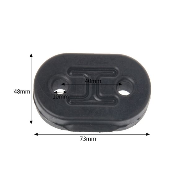 2x heavy duty exhaust hanger bushing support 2 holes bracket rubber mount
2x heavy duty exhaust hanger bushing support 2 holes bracket rubber mount