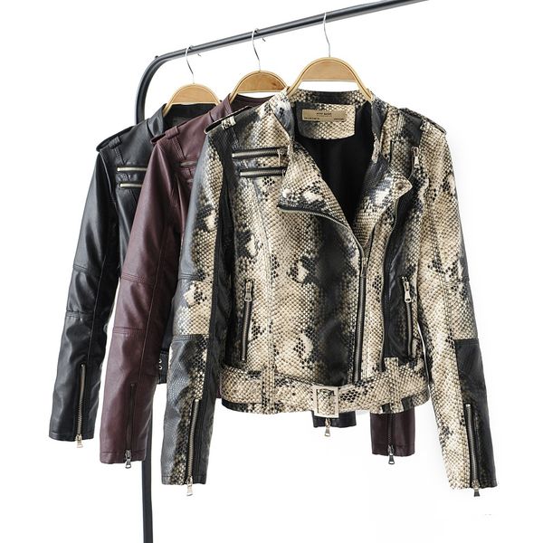 women sashes zipper faux soft leather jacket coat turn-down collar casual pu motorcycle black punk outerwear
women sashes zipper faux soft leather jacket coat turn-down collar casual pu motorcycle black punk outerwear