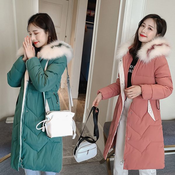 cotton-padded clothes women's long 2019 new style large fur collar down jacket cotton-padded clothes korean-style slimming cotto, Blue;black
cotton-padded clothes women's long 2019 new style large fur collar down jacket cotton-padded clothes korean-style slimming cotto, Blue;black