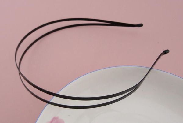 5pcs black plain double 3mm flat wire metal hair headbands hairbands at nickle and lead bargain for bulk, Silver
5pcs black plain double 3mm flat wire metal hair headbands hairbands at nickle and lead bargain for bulk, Silver
