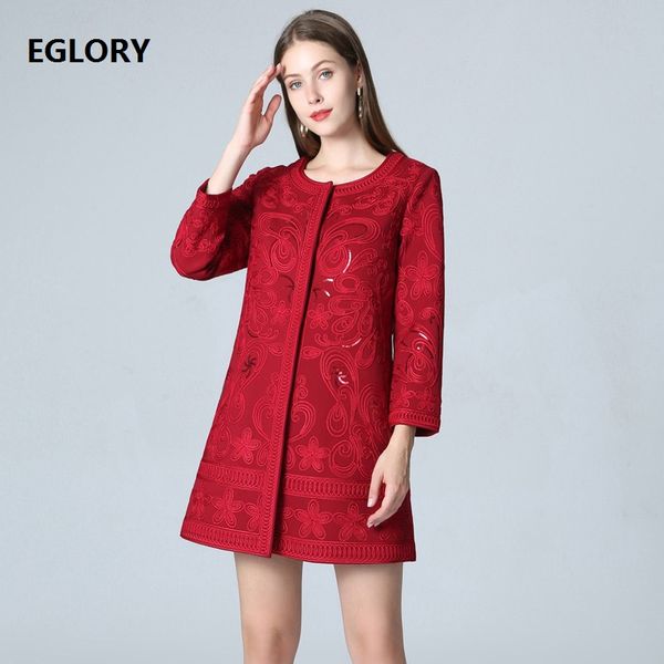 elegant 1950s style coat outerwear 2019 autumn winter jacket women allover appliques embroidery sequined red coat female xxxxl, Black;brown
elegant 1950s style coat outerwear 2019 autumn winter jacket women allover appliques embroidery sequined red coat female xxxxl, Black;brown