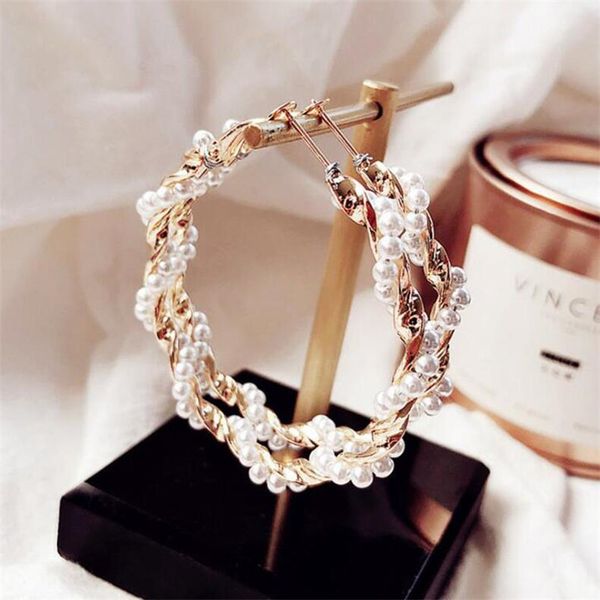 fashion sterling silver korean earrings metal hollow out round imitation pearl earrings women's party jewelry gifts, Golden;silver
fashion sterling silver korean earrings metal hollow out round imitation pearl earrings women's party jewelry gifts, Golden;silver
