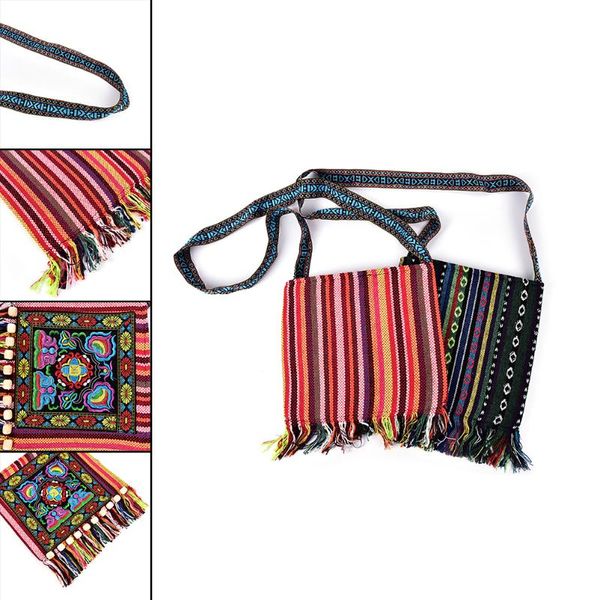 1pcs women hmong thai embroidered handbag boho hippie handbag zipper messenger tassels bag 4colors
1pcs women hmong thai embroidered handbag boho hippie handbag zipper messenger tassels bag 4colors