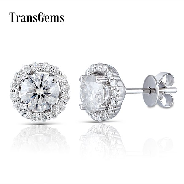 transgems 18k 750 white gold center 5mm f color clear moissanite stud earring with accents jackets push back for women, Golden;silver
transgems 18k 750 white gold center 5mm f color clear moissanite stud earring with accents jackets push back for women, Golden;silver