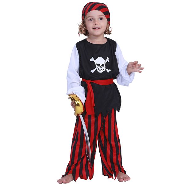 carnival kids costumes cute pirate boys jack sparrow cosplay children costume skull caribbean fancy dress for party, Black;red
carnival kids costumes cute pirate boys jack sparrow cosplay children costume skull caribbean fancy dress for party, Black;red