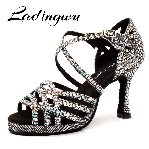 ladingwu latin dance shoes platform tango shoes dance ballroom girls rhinestone high heels glitter salsa jazz
ladingwu latin dance shoes platform tango shoes dance ballroom girls rhinestone high heels glitter salsa jazz