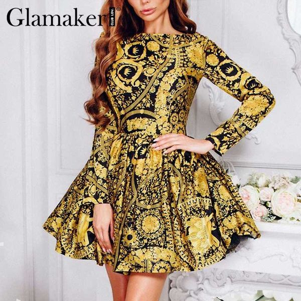 glamaker paisley print vintage short dress a line long sleeve gold elegant retro dress autumn party club mini women, Black;gray
glamaker paisley print vintage short dress a line long sleeve gold elegant retro dress autumn party club mini women, Black;gray