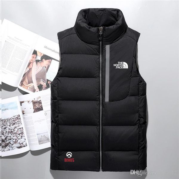 2018 men down jacket north vest male sports jackets bomber collar zippers outdoor face coats, Black;white
2018 men down jacket north vest male sports jackets bomber collar zippers outdoor face coats, Black;white