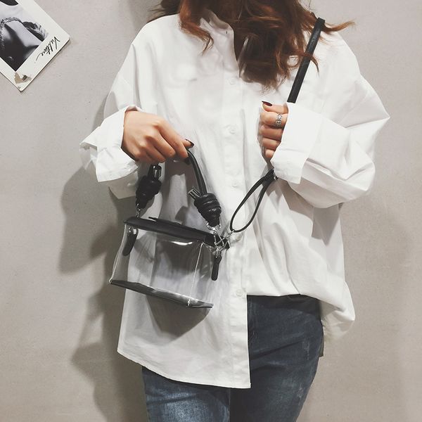 2020 new shoulder bag women's casual fashion korean transparent small square bag portable diagonal
2020 new shoulder bag women's casual fashion korean transparent small square bag portable diagonal