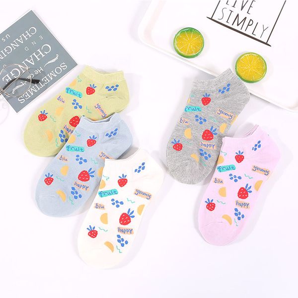 five pairs of one pack korean version of cute harajuku strawberry boat socks women japanese kawaii college short tube pink socks, Black;white
five pairs of one pack korean version of cute harajuku strawberry boat socks women japanese kawaii college short tube pink socks, Black;white