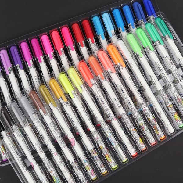 36 colors gel pen set glitter coloring pen flash ballpint highlight color shinning painting drawing diy art graffiti 177
36 colors gel pen set glitter coloring pen flash ballpint highlight color shinning painting drawing diy art graffiti 177