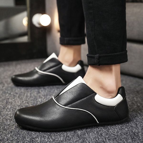 2019 autumn men casual shoes fashion flats loafers male comfortable driving shoes men slip on male peas loafers hc-595, Black
2019 autumn men casual shoes fashion flats loafers male comfortable driving shoes men slip on male peas loafers hc-595, Black