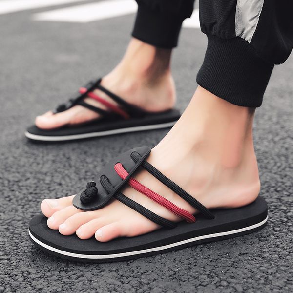 slipper summer flip-flops new style korean-style trend cool anti-slip outer wear soft bottom men sandals slippers, Black
slipper summer flip-flops new style korean-style trend cool anti-slip outer wear soft bottom men sandals slippers, Black