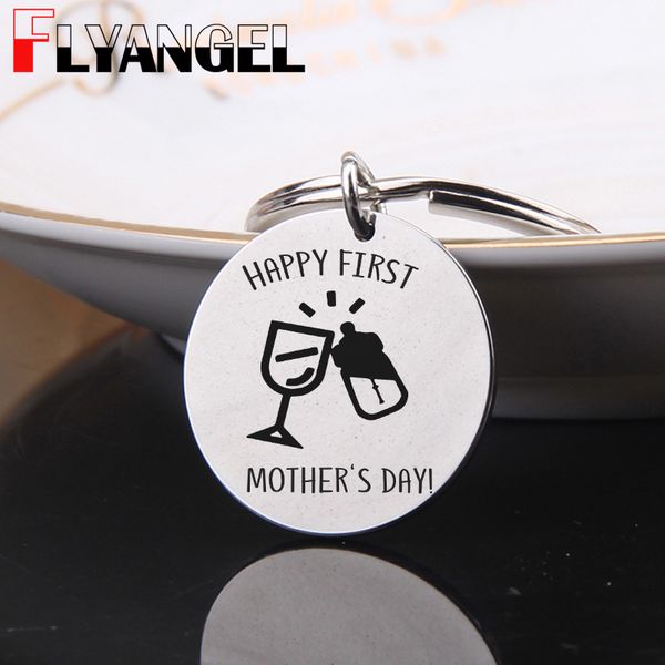 flyangel mother day gifts keychain new mother memorial engraved happy first mother's day key holder jewelry gifts key tag, Silver
flyangel mother day gifts keychain new mother memorial engraved happy first mother's day key holder jewelry gifts key tag, Silver