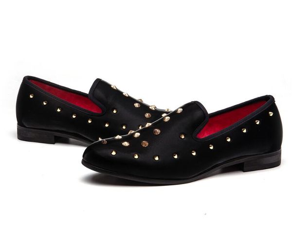new style men breathable and comfortable spring and summer fashion shoes rivet loafers party casual shoes 38-46, Black
new style men breathable and comfortable spring and summer fashion shoes rivet loafers party casual shoes 38-46, Black