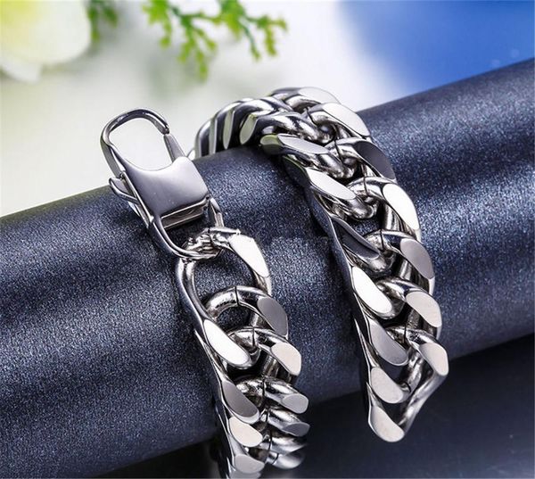 vintage fashion jewelry men stainless steel bracelet bling high polished curb chain bracelet hip hop bracelet
vintage fashion jewelry men stainless steel bracelet bling high polished curb chain bracelet hip hop bracelet