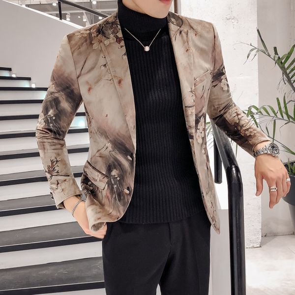 flower print blazers masculino slim fit club outfits vetement homme 2019 veste mariage lentejuela hombre mens casual wear mens, White;black
flower print blazers masculino slim fit club outfits vetement homme 2019 veste mariage lentejuela hombre mens casual wear mens, White;black