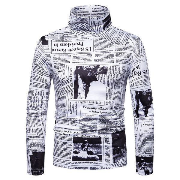 mens designer 3d printed tees casual high collar long sleeve tees fashion pullover t-shirts men clothing, White;black
mens designer 3d printed tees casual high collar long sleeve tees fashion pullover t-shirts men clothing, White;black