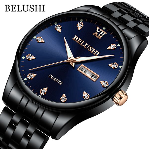 belushi men's fashion sport quartz watch men luxury diamond dial clock male casual waterproof business watches relogio masculino, Slivery;brown
belushi men's fashion sport quartz watch men luxury diamond dial clock male casual waterproof business watches relogio masculino, Slivery;brown