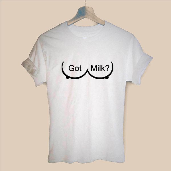 got milk tittles printed letters t shirt funny teeshirt women clothing casual short sleeve tees dropshipping, White
got milk tittles printed letters t shirt funny teeshirt women clothing casual short sleeve tees dropshipping, White