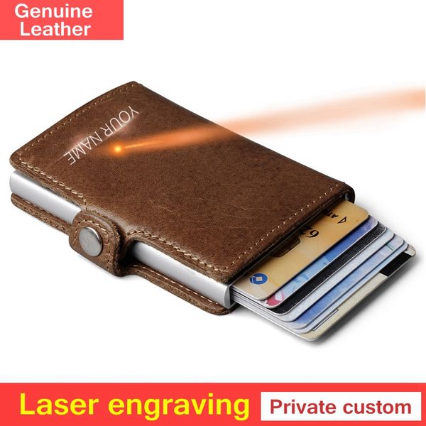 private customize genuine leather men pocket blocking mini automatic purse gift, Brown;gray
private customize genuine leather men pocket blocking mini automatic purse gift, Brown;gray