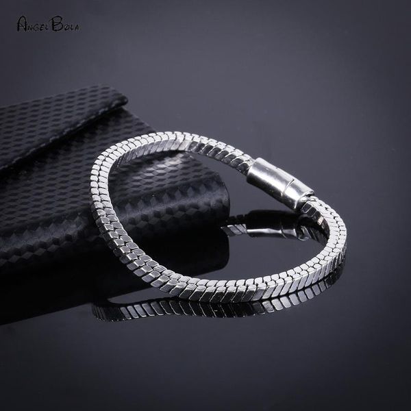 punk silver color curb link chain bracelet fashion men's stainless steel bangle bracelet male women jewelry hip hop gift, Black
punk silver color curb link chain bracelet fashion men's stainless steel bangle bracelet male women jewelry hip hop gift, Black