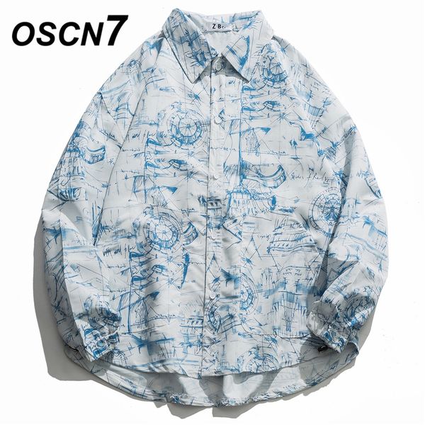 oscn7 casual printed long sleeve shirt men high streetwear 2019 fall fashion long sleeve shirts harujuku mens shirt 13632, White;black
oscn7 casual printed long sleeve shirt men high streetwear 2019 fall fashion long sleeve shirts harujuku mens shirt 13632, White;black
