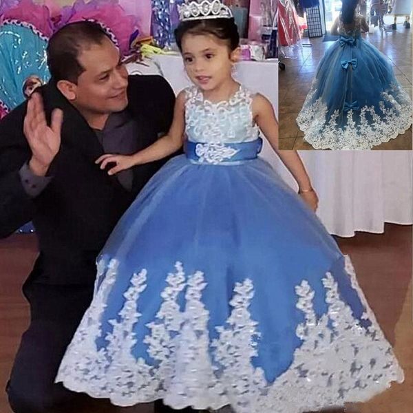 blue flower girl dresses for wedding with white lace girls princess children party gown first communion dress
blue flower girl dresses for wedding with white lace girls princess children party gown first communion dress